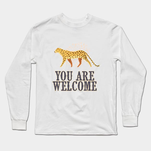 You are Welcome | Encouragement, Growth Mindset Long Sleeve T-Shirt by SouthPrints